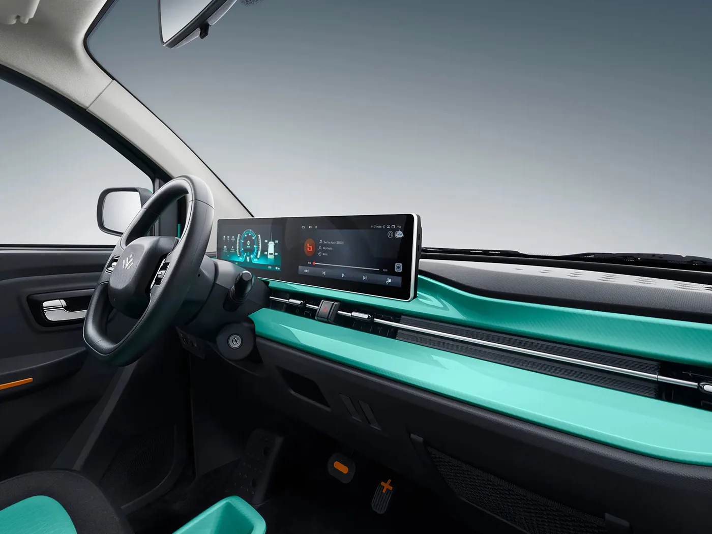 mini poini electric car inside2